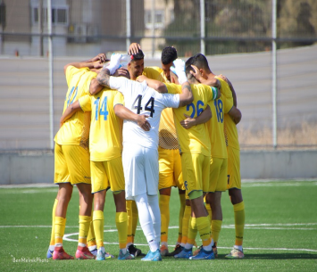 הפעם שמרו על רשת נקיה וגם ניצחו. שחקני מכבי יבנה (בן מלניק)