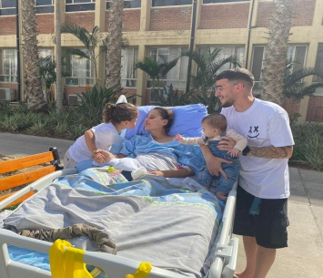 משפחת גבאי בזמן איחוד במהלך השבוע