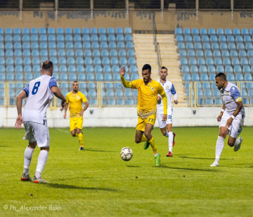 כבש ותרם לניצחון. יגיל אוחנה (צילום: אלכסנדר בוך)