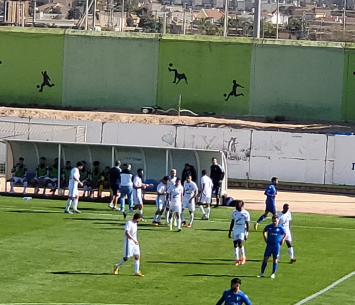 חילקו נקודה. שחקני שתי הקבוצות (דן בונבידה)