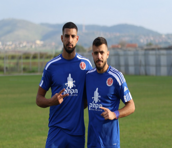 באו חדים למשחק. ראבאל דהמשה וח'אלד סולימאן (דאפר מאחמיד)