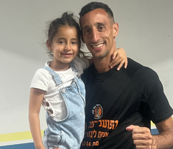 בוארון יחד עם בתו