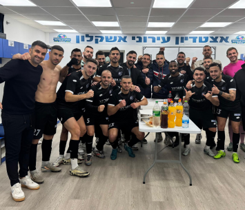 חגיגה גדולה. שחקני אשקלון (מדיה עירוני אשקלון)