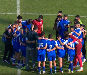 שחקני ירושלים בסיום המשחק