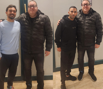 השניים במעמד החתימה