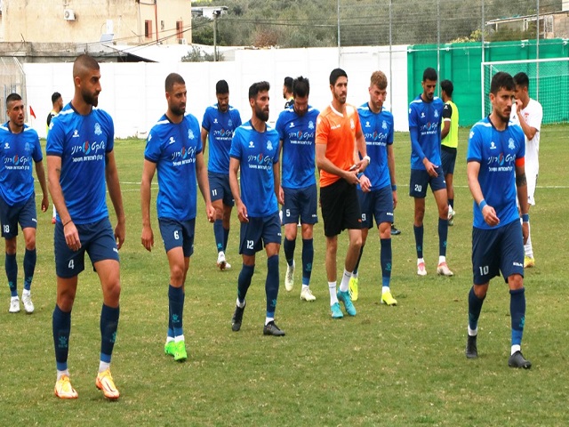 יודעים שעוד ארוכה הדרך להשגת המטרה. שחקני שפרעם (מחאסן נסאר)