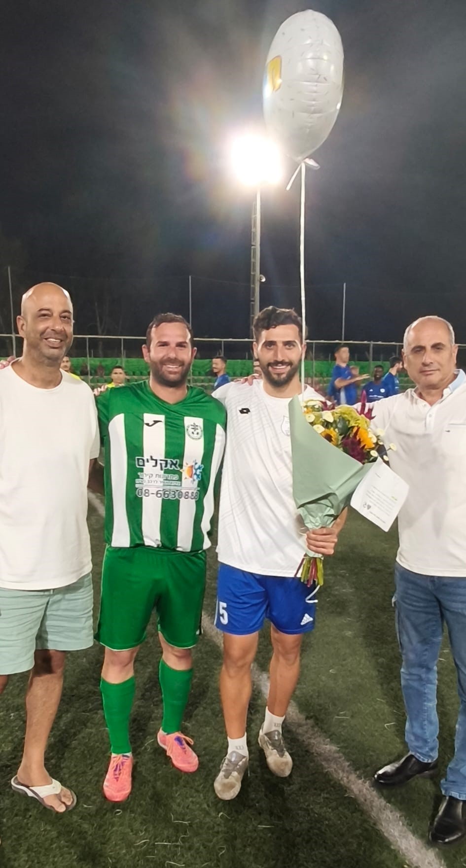 הטקס ליפרח לפני המשחק (באדיבות הקבוצה)