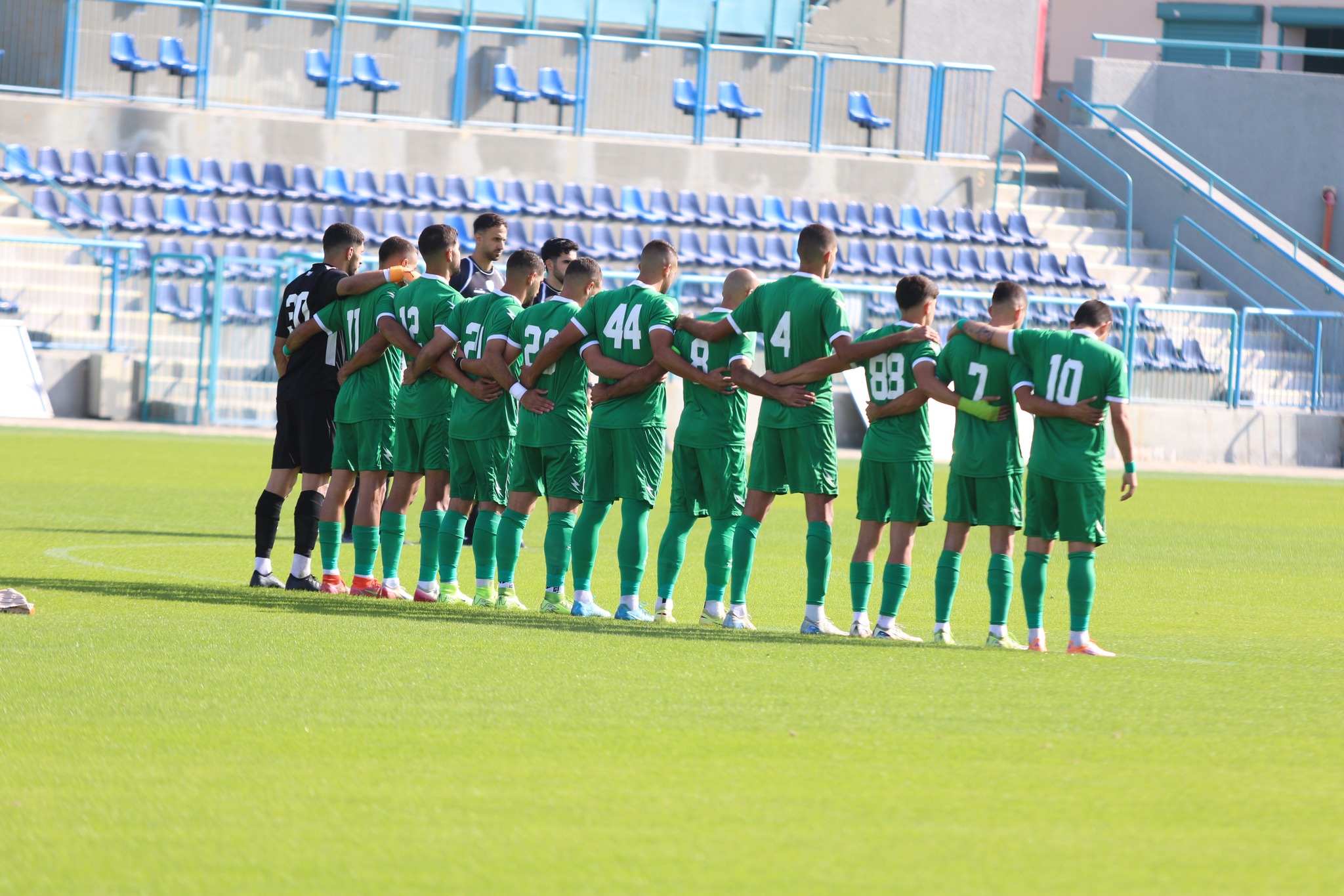 מקווים לסיים את העונה על הדשא. שחקני אחי נצרת (דאפר מחאמיד)