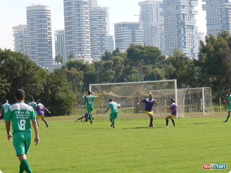 בן חיים חוגג את שער הניצחון (אלי שמואלי)