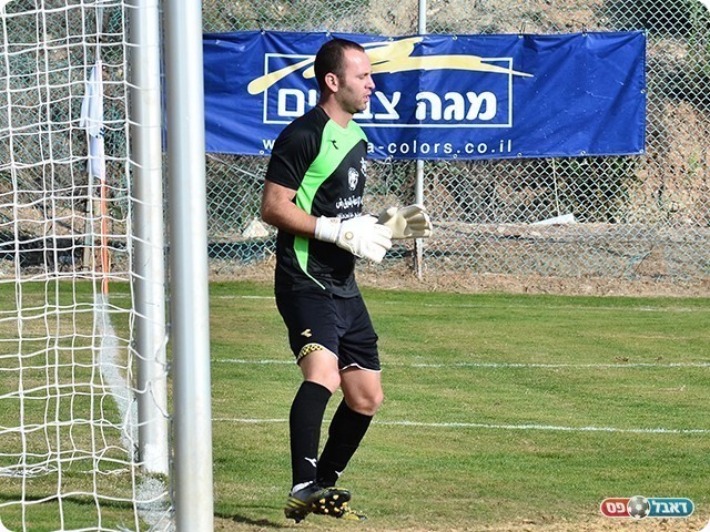 איש המשחק, השוער עומרי עבדי (צילום: ארנון לוי)