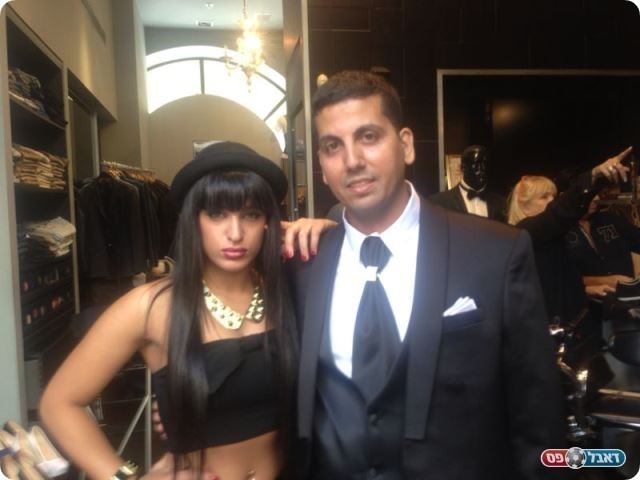 אורחים מעולם הבידור. בן שושן עם חברה (אלי שמואלי)