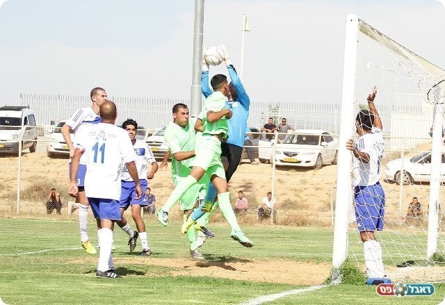 עשו ככל שביכולתם לחזור למשחק. תל שבע לוחצת (עבדאללה אזברגה)