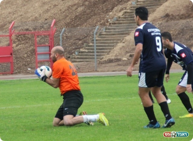 איש המשחק של עראבה. גזאווי (צילום: עודד חסין)