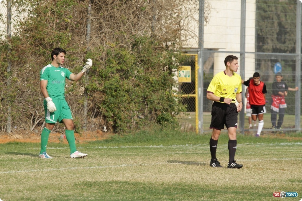 נשבע שהלך לכדור. אנגלשטיין (צילום: קובי רוזן)