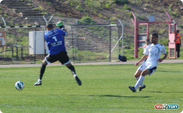 מתפרצת שנגמרה בשער. אלימלך כובש (צילום: עודד חסין)