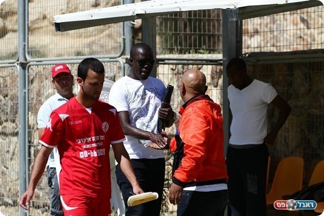 "לא מדברים על עלייה". אלסנע ואבורקיק (צילום: עבדאללה אזברגה)