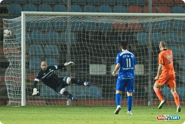 סיום מחצית ראשונה סוערת. עיני כובש (קובי רוזן)