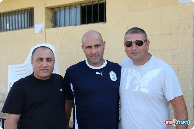 מטרה ברורה: ניצחון. יצחק, בנודיס ודוד (צילום: עודד חסין)