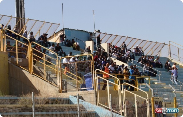 רק 200 צופים. אוהדי שגב שלום (עבדאללה אזברגה)