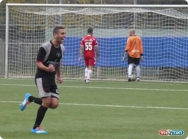 ניצחון דרמטי. קדירוב חוגג (צילום: אלי שמואלי)