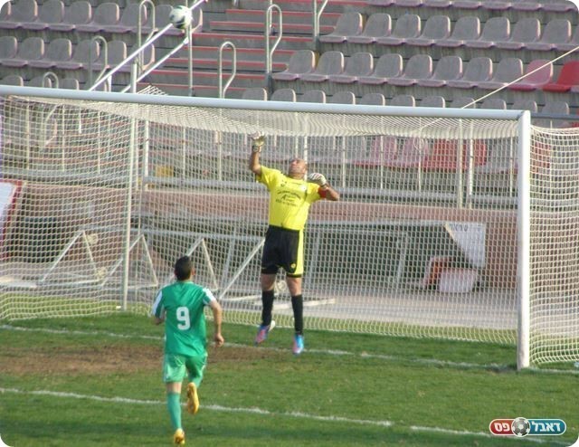 עוד משחק טוב. גזאוי (צילום: אמיר שיבי)