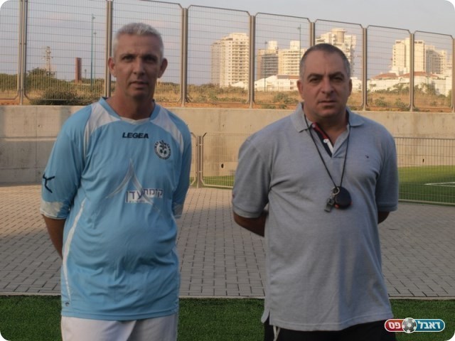 הצוות החדש של עמישב. מאיר כהן (מימין) ושגיא שחור. 