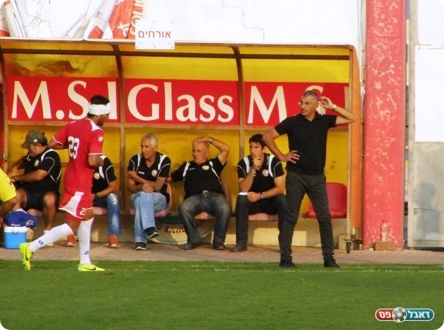 התקרב לפסגה. מאמן אשקלון, דני גולן (צילום: אמיר שיבי)