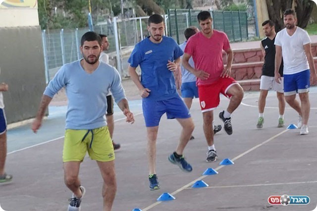 שחקני הוד השרון עורכים אימון (דני מלניצקי)