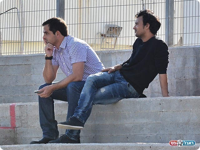 תומר אסולין ונידאל חודג'יראת (צילום: ארנון לוי)