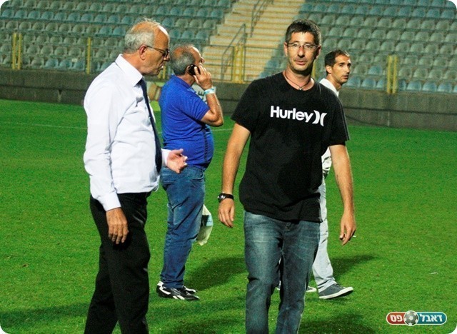 הטקטיקן והפטרון. סער (מימין) ובינמו 