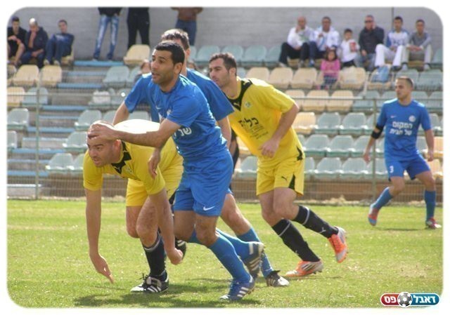 כבש והורחק. אלירן אלקובי במרכז (אמיר שיבי)