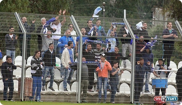 עוד נצחון לאוסף, אוהדי אשקלון חוגגים (לירן דורף)