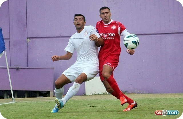 ניסה את מזלו מרחוק. צ'קאנה ובן עמי (צילום: לירן דורף)