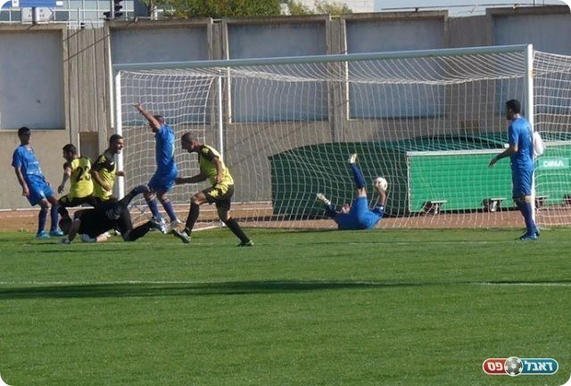 השפיע מעט על שחקני גבעת שמואל. השוויון (צילום: אלי שמואלי)