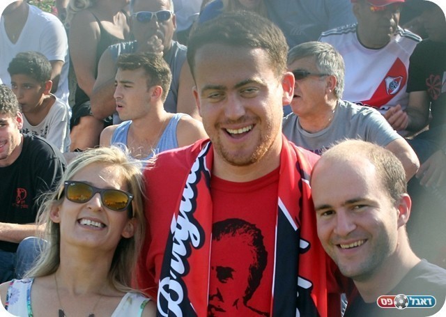 באו לומר שלום לליגה. אןהדי קטמון (צילום: לירן דורף)