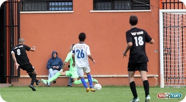 מצב גדול. זכריה מול טובלי (צילום: לירן דורף)