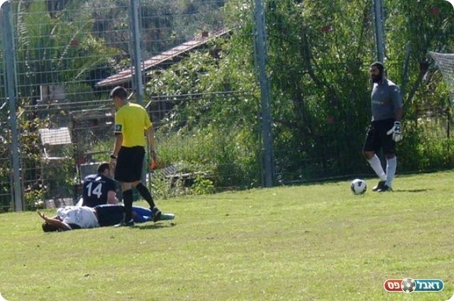 יתרון מפתיע. ההכשלה והאדום לויגדור (צילום: אלי שמואלי)