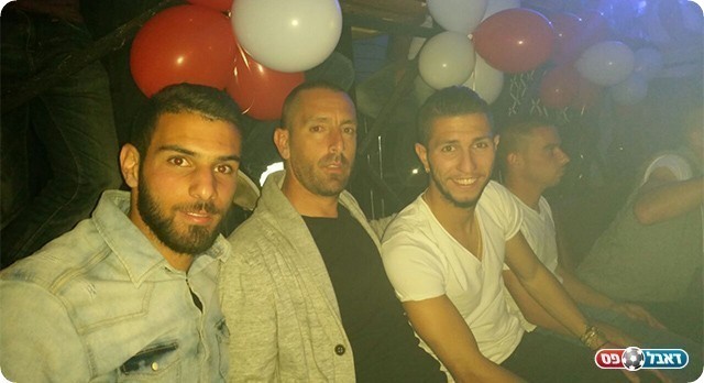 בסופו של דבר חגגו הישארות. משמאל לימין: שיבל, סויסה, ידען ושטיינברג