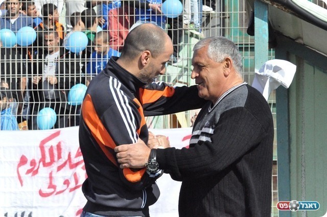 חתמו על תיקו? ואהב וחלאילה (צילום: מוחמד חאדר אניס)