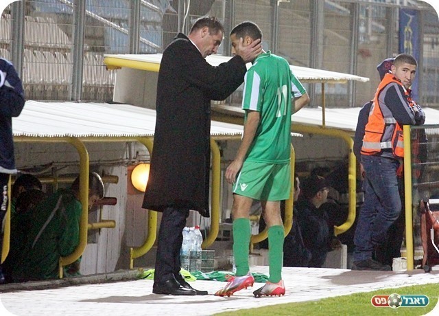 שיחת מוטיבציה. נעים ולוי (צילום: לירו דורף)