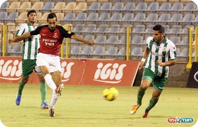 חצי מצב להרצליה. בוארון בורח לסספורטס וחג'ג' (צילום: לירן דורף)