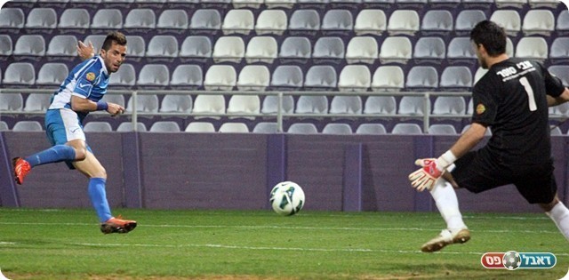 שקד מחמיץ מול שטראוס(לירן דורף)