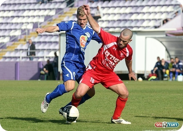 השתלטו על מרכז השדה. ברסקי ואבן (צילום: לירן דורף)