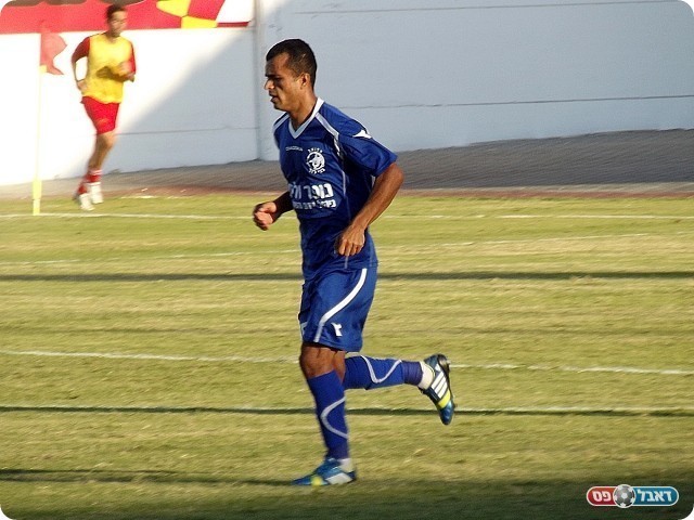 הכל עבר דרכו. איש המשחק של לוד, אבו ענזה (צילום: אייל אורן)