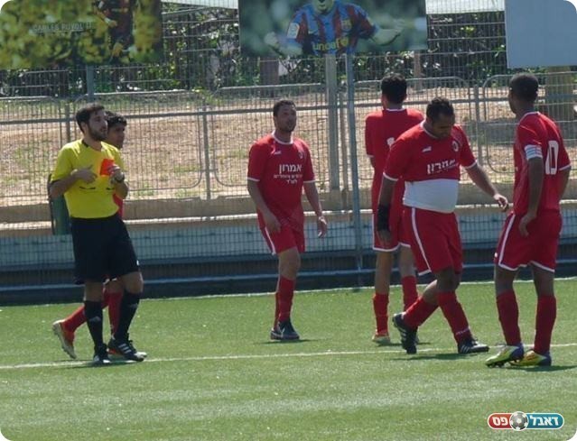 לא העיב על השמחה. האדום לקידר (צילום: אלי שמואלי)