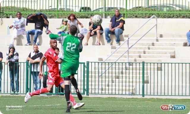 הברקה ראשונה. אבובילאל כובש את הראשון (צילום: אנס אבודעבס)