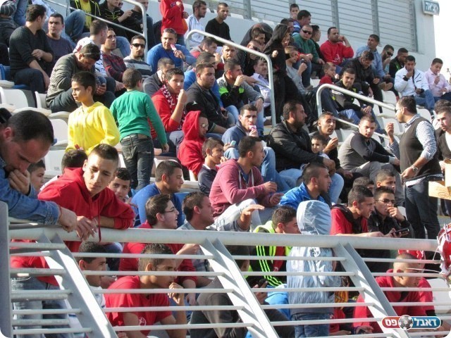 ראו משחק פושר. האוהדים (צילום: חג'ג' רחאל)