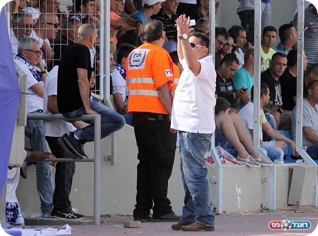 מדליק את הקהל הרדום. אלפסי (צילום: לירן דורף)