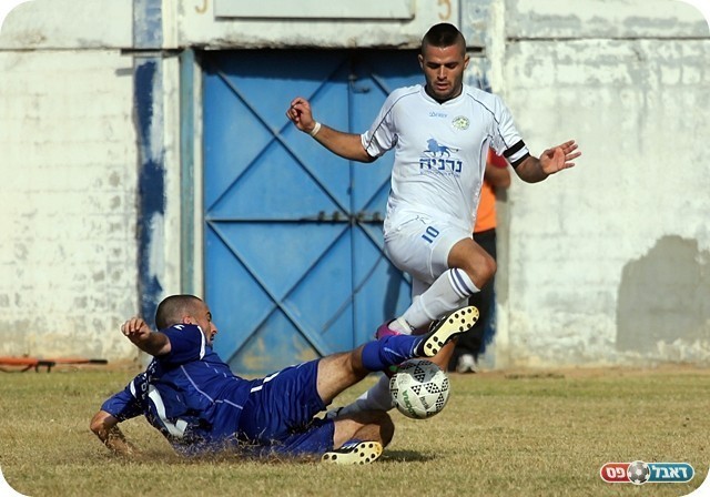 עוד מצב קורץ. זגורי בורח משוסט (צילום: לירן דורף)
