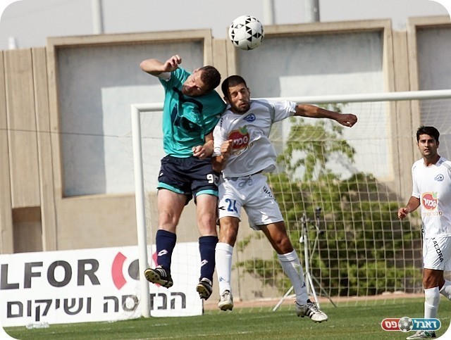 יפו נותרה מעט חשופה. חלוואני וברקוביץ' (צילום: לירן דורף)
